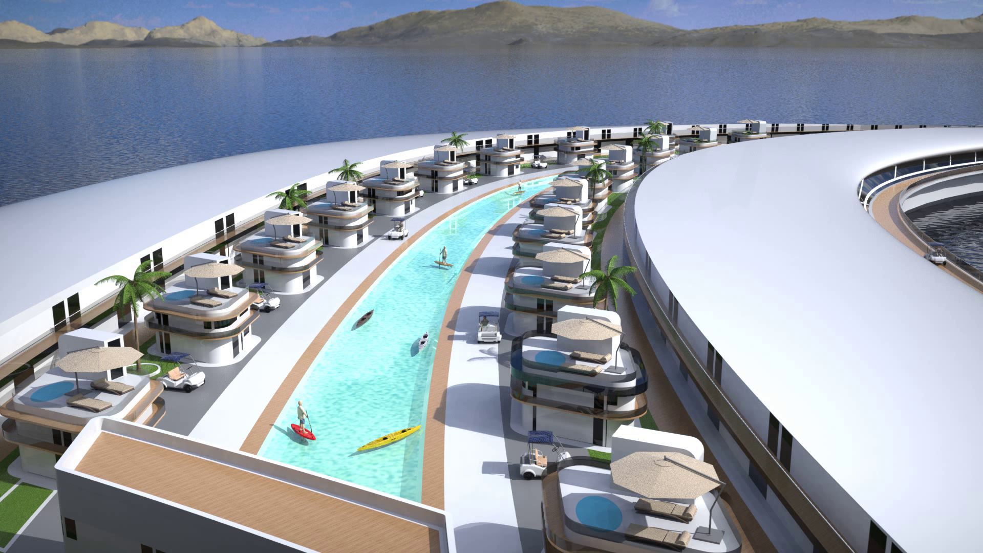 Гігантське плавуче місто може стати найбільшою яхтою у світі (фото)